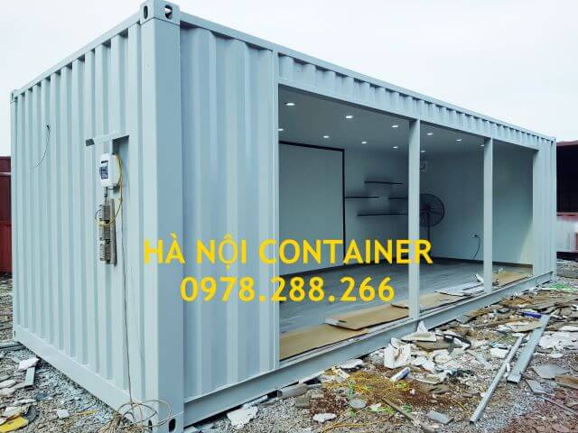 container làm showroom